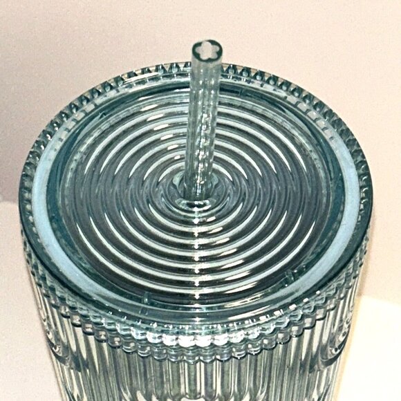 Starbucks Spring 2022 Iridescent Mermaid Scales Tumbler  w/Straw Venti 24 oz NEW - Picture 3 of 7